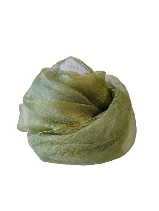 Colored silk fabric, 1 m